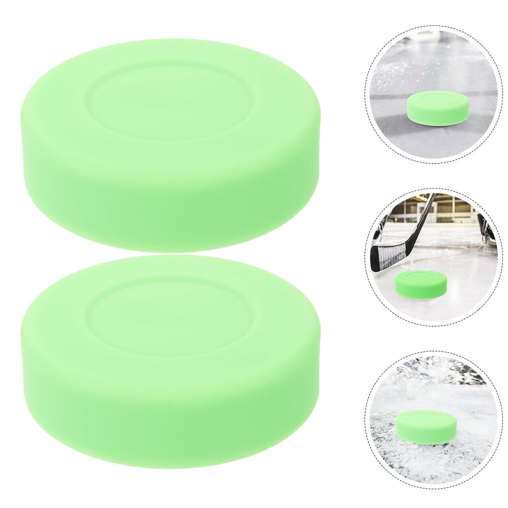 Pvc Puck Pretyzoom Smooth Green PVC Ice Hockey Puck, Perfect for Training and ...