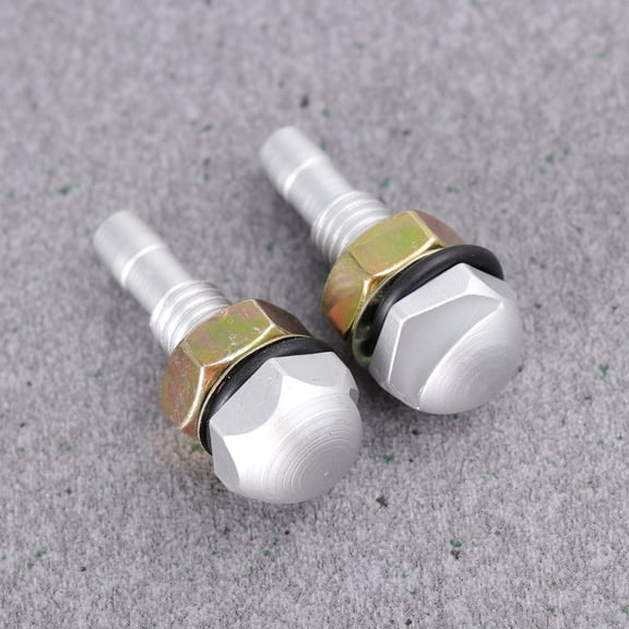 Pretyzoom 2Pack Windshield Sprayer Nozzle Silver for Vehicle Spray Restoration