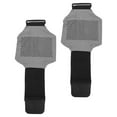 thumbnail image 1 of Pretyzoom 2Pcs Adjustable Running Leg Band Phone Holder Grey Breathable Comfortable Fit for Workout Storage, 1 of 8