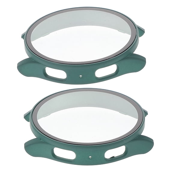 Pretyzoom Elegant Green Watch Case - Durable Pc Material, Clear Screen Protector 2Pcs