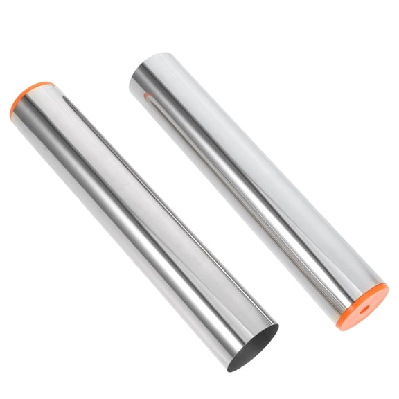 Pretyzoom 2Pcs Sausage Stuffer Pricker Tool in Plated Silver Stainless Steel for Easy and Safe Sausage Making