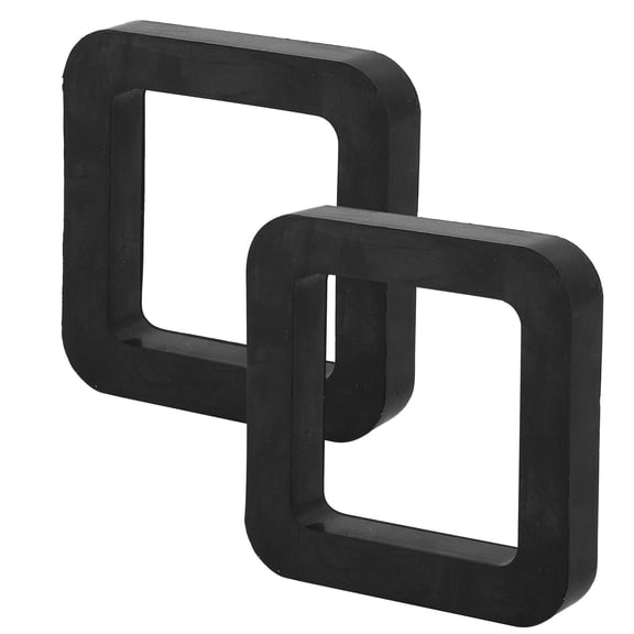 Pretyzoom 2Pcs Receiver Hitch Noise Reducer Hitch Silencer Pads Rubber for Drivers Use