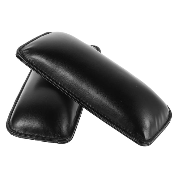 Pretyzoom Car Knee Cushion Car Seat Extender Leg Support Black 2Pcs