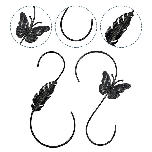 Pretyzoom 2Set Bird Feeder Hook for Tree Multi Function Outdoor