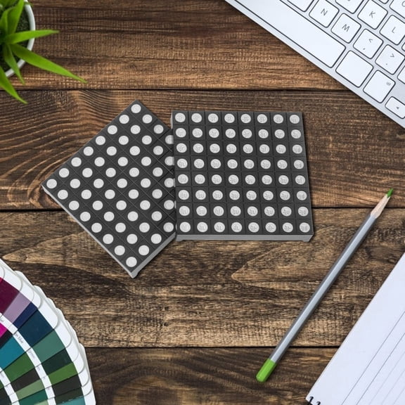 Pretyzoom 2Pcs 8x8 Rgb Dot Matrix Module Full Colour LED Screen Compatible Module