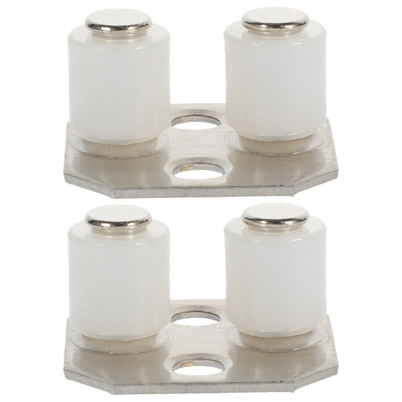 Pretyzoom 2pcs Sliding Door Floor Guide for Homeowners with Strong Nylon Structure