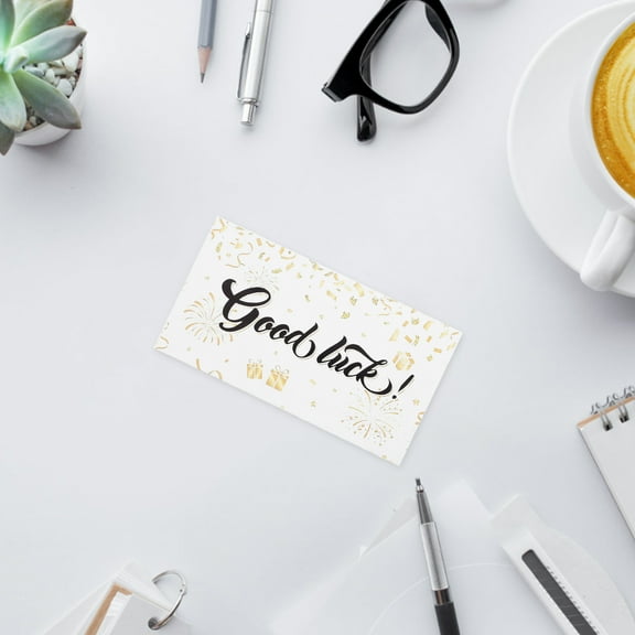 Pretyzoom 300Pcs Party Raffle Tickets and Entry Cards with Good Luck Message for Events