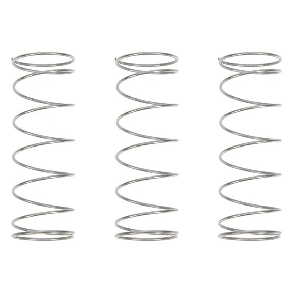 Pretyzoom 3Pcs Plated Silver Stainless Steel Trumpet Button Accessories Springs Durable Replacement Parts