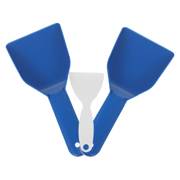 Pretyzoom 3pcs Car Scraper Snow Brush For Winter Vehicle Maintenance PP Assorted Color