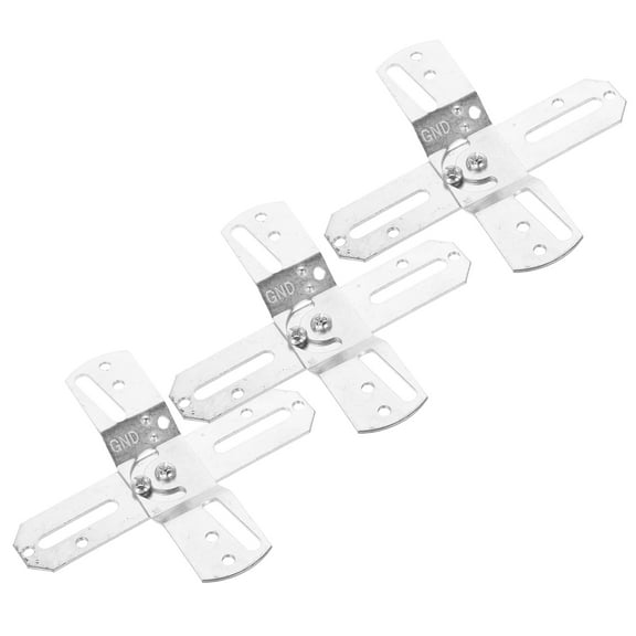 Pretyzoom 3pcs Ceiling Bracket Lighting Mounting Bracket Iron for Secure Fixation in Indoor Use