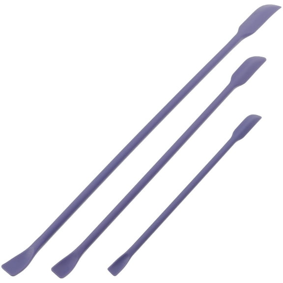 Pretyzoom 3pcs Versatile Silicone Clean Spatula for Makeup Application Daily Use for Women