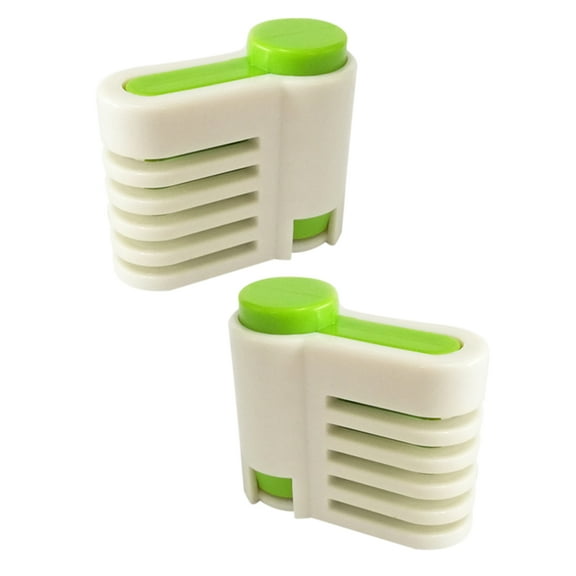 Pretyzoom Slicing Guide Cake Slicer Plastic Green 4 Pcs