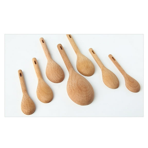 Pretyzoom Kitchen Utensils Khaki 4 Pcs 5.9 x 1.6 x 0.4 in