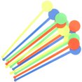 thumbnail image 1 of Pretyzoom Acrylic Swizzle Sticks, Assorted Color, Great for Cocktail Parties and Events 400Pcs, 1 of 5