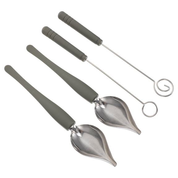 Pretyzoom Chocolate Dipping Tool Stainless Steel Baking Home Cooks Coffee Decoration 4Pcs