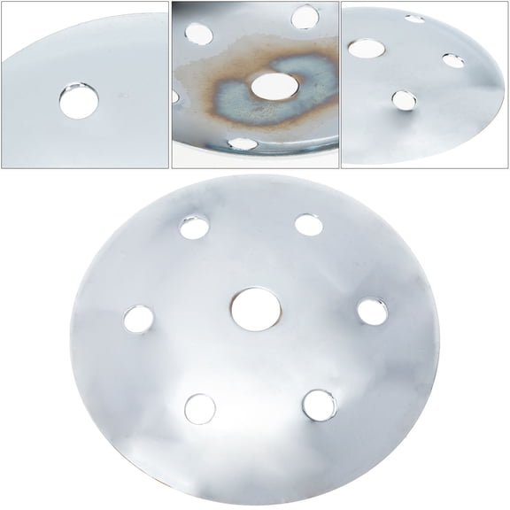 Pretyzoom 4Pcs Silver Ceiling Cover Plate for DIY Chandelier Light Installation