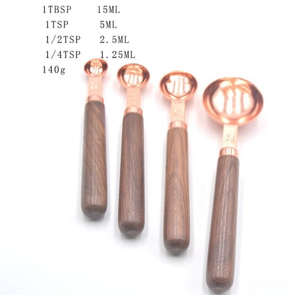 Pretyzoom 4pcs Measuring Cups for Baking Made of Stainless Steel with Retro Style for Home Cooks