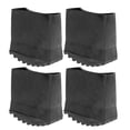 thumbnail image 1 of Pretyzoom 4Pcs Ladder Leg Caps Black Rubber Protective Cover for Flooring and Ladder Stability, 1 of 5