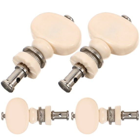 Pretyzoom Ukulele Tuners Metal and Plastic for Beginners Easy to Install and Use 4Pcs
