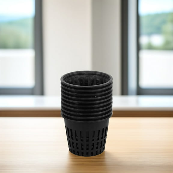 Pretyzoom 50Pcs Plastic Hydroponic Net Cups for Efficient Plant Growth