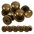 thumbnail image 1 of Pretyzoom Coffee Metal Drawer Pull Knobs for Home Decorative Use 50Pcs, 1 of 5