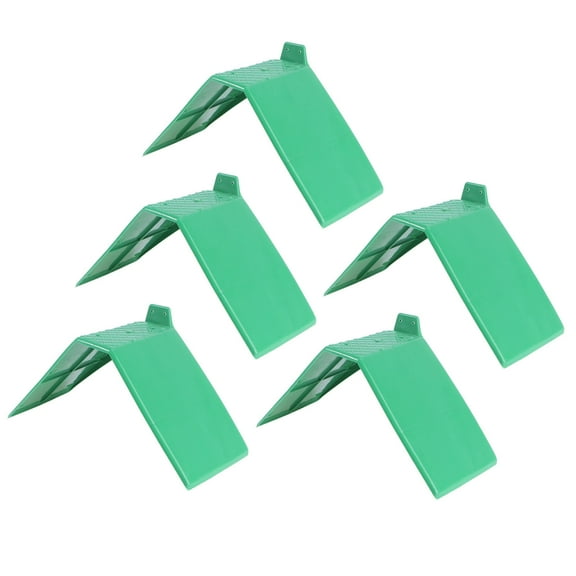 Pretyzoom 5Pack Bird Standing Platforms Dove Rest Stand Plastic Light Green Indoor Outdoor