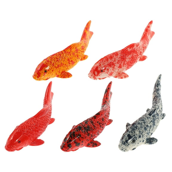 Pretyzoom Resin Aquarium Fish Figures Compact Decor for Home and Office Tanks
