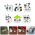 thumbnail image 1 of Pretyzoom Cartoon Panda Accessories Panda Brooches Zinc Alloy 6pcs, 1 of 8