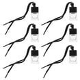 thumbnail image 1 of Pretyzoom Hanging Car Perfume Bottle Transparent Glass Stylish Decor Refillable 6Pcs, 1 of 5