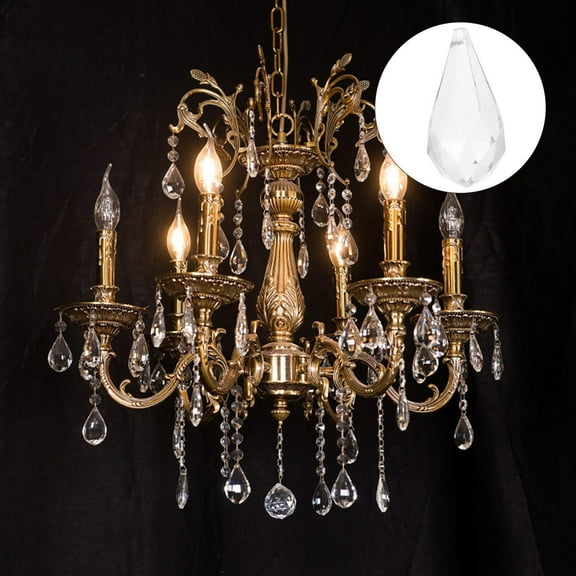 Pretyzoom 71pcs Small Crystal Ornaments Acrylic Clear Decor for People Who Like DIY