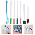 thumbnail image 1 of Pretyzoom Small Cleaning Brushes Assorted Color PP Plastic for Stubborn Stains in Bathrooms 7Pcs, 1 of 8