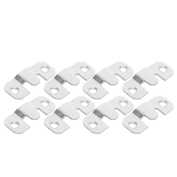 Pretyzoom 8Pcs Flush Mount Picture Frame Hooks with Screw on Installation for Gallery Wall Display
