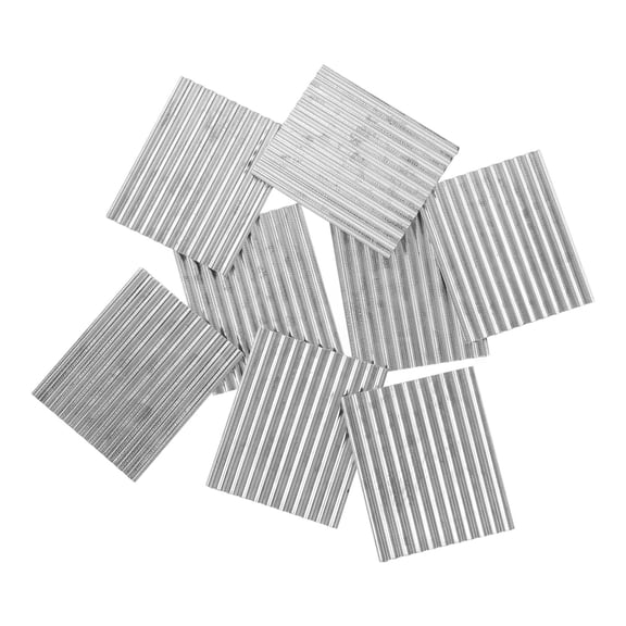 Pretyzoom 8Pcs Silver Simulated Small Roof Tiles for Micro Landscape and Model Making