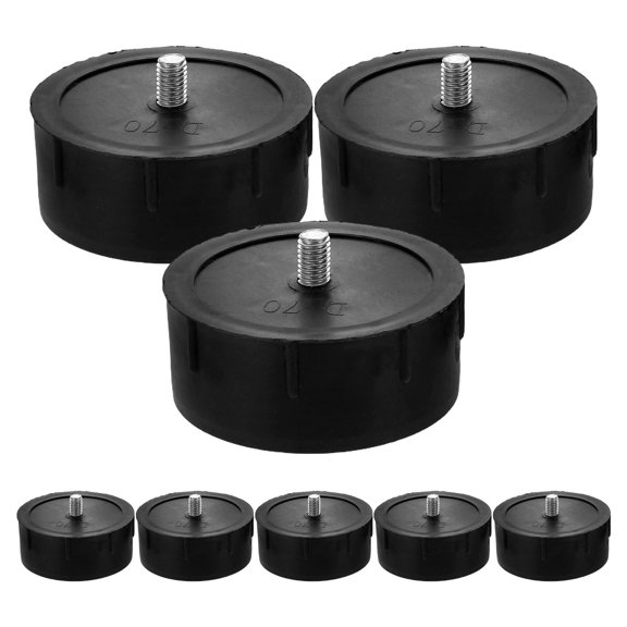 Pretyzoom 8Pcs Black Cat Tree Tube Connectors for DIY Repair with Anti-Wobble Precision Fit