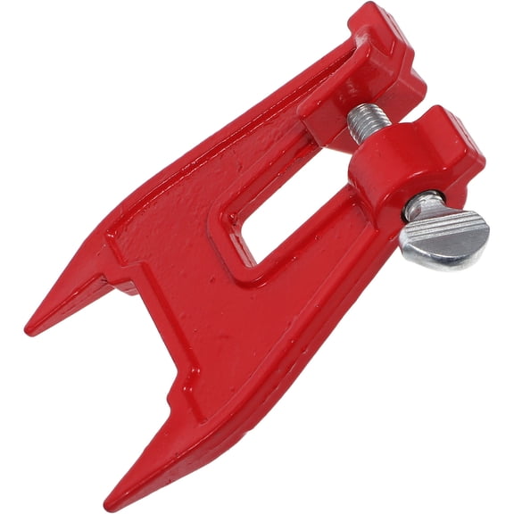 Pretyzoom Portable Adjustable Red Chainsaw Vise for Chainsaw Chain Fixing and Maintenance