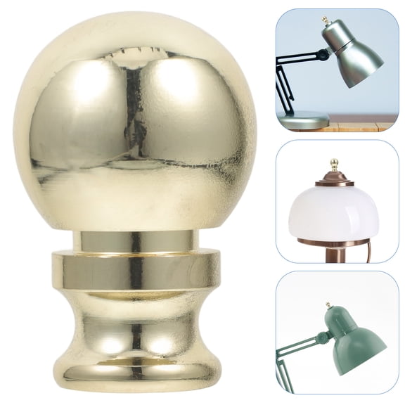 Pretyzoom Aluminum Lamp Finial Cap Knob with Thread Nut for Quick Installation and Decorative Use