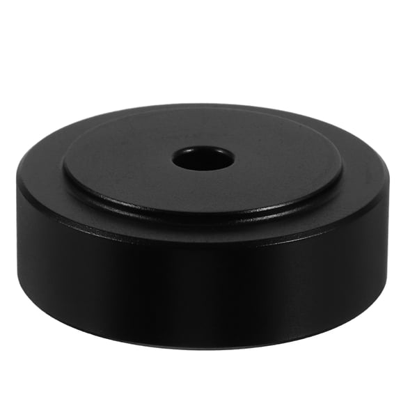 Pretyzoom Speaker Isolation Pads Aluminum Alloy Black Vibration Dampers for Enhanced Audio Quality