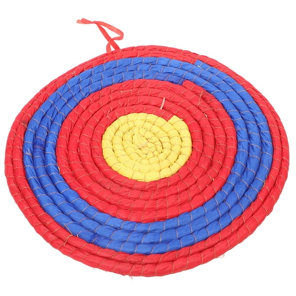 Pretyzoom Durable Straw Archery Grass Target with Large Circle for Clear Visibility in Sports Activities