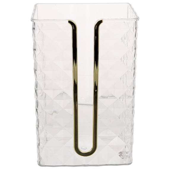 Pretyzoom White Punch Free Wall Mounted Tissue Case for Bathroom Kitchen with Easy Access