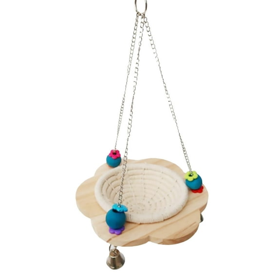 Pretyzoom Parrot Swing Stand Interesting Birds Supplies Fun Bird Plaything