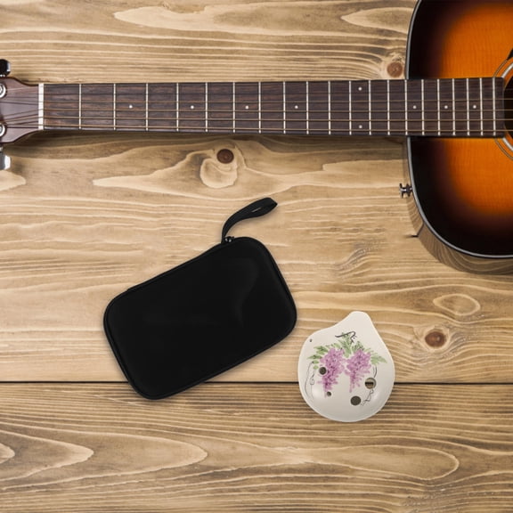 Pretyzoom Black Portable Storage Case for Ocarina Made from Durable Eva Material