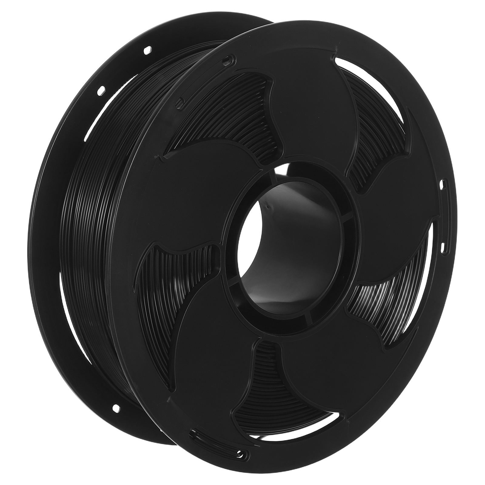 Pretyzoom High Purity Petg Material Black Filament Spool for 3D Printer Compatible with Standard 175Mm Diameter