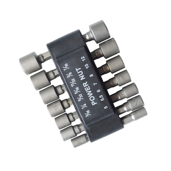 Pretyzoom 1Set Pneumatic Bits Tool Strong Sleeve Wrench for Auto Parts and Woodworking