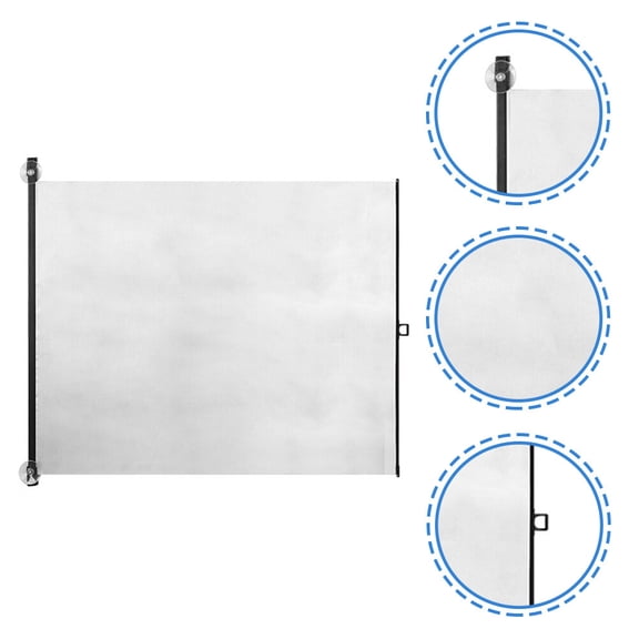 Pretyzoom Car Windshield Shades Retractable Sun Shield with Easy Storage