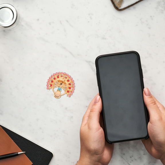 Pretyzoom Stylish Phone Ring Holder Stand with Adjustable Angle and Strong Adhesive Grip