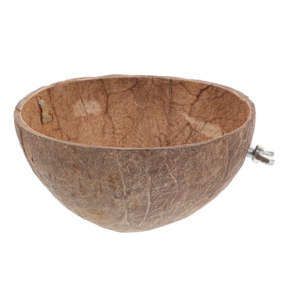 Pretyzoom Brown Coconuts Shell Bird Cage Nest for Outdoor and Indoor Bird Resting and Breeding House