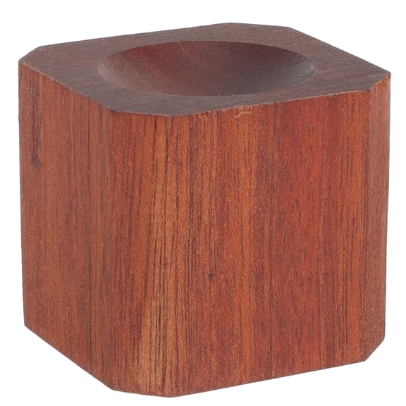 Pretyzoom Crystal Ball Display Stand Wooden Sphere Holder Coffee Color Stable Support Base for Vendor Events