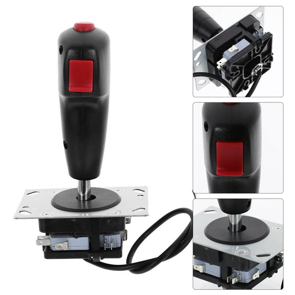 Pretyzoom Game Accessory Flight Joystick Precise Control Easy Installation for Various Games