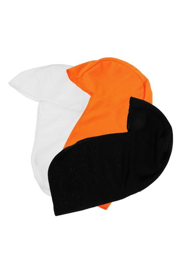 3Pcs Cycling Cap for Men with Ear Protection Neck Shade Multi Color Breathable Hat