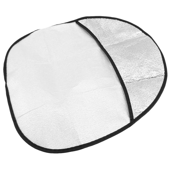 Pretyzoom Car Sunshade Steering Wheel Sun Shade Silver Aluminum Foil Cooling Accessory 1Pcs